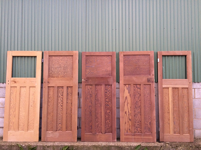 One over three Solid Wood Doors